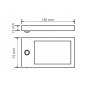 EIL Lampa LED BALIT-13075 alb rece 12VDC/12VDC